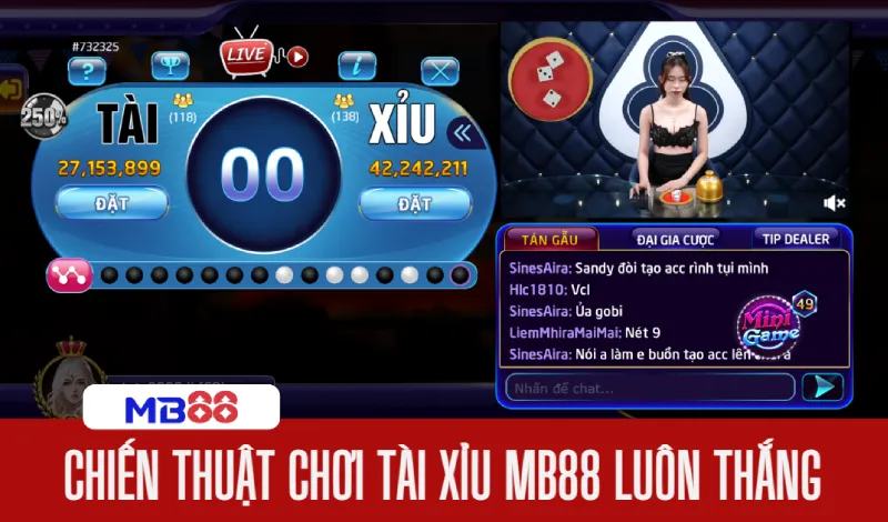 Tài xỉu online - Game tài xỉu uy tín nhất hiện nay 2025 2 Chiến thuật chơi tài xỉu MB88 luôn thắng