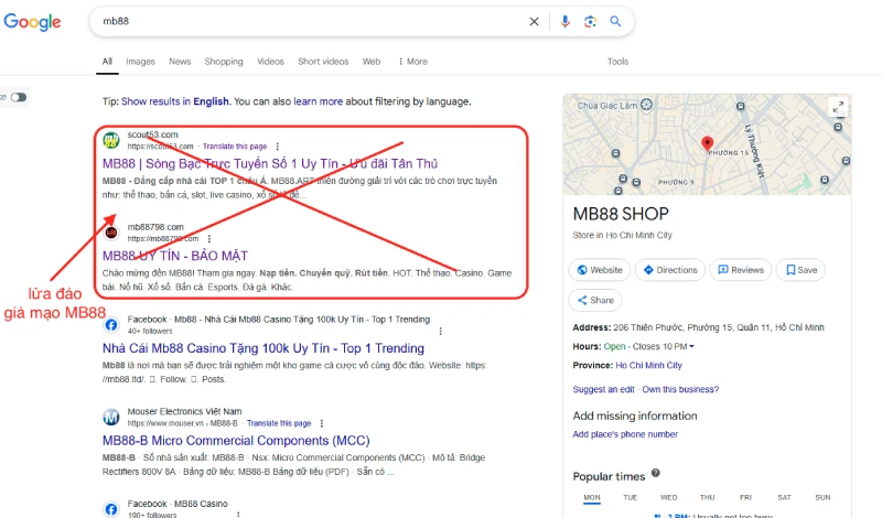 Hướng dẫn đăng ký & đăng nhập MB88 chi tiết nhất 2025 6 Website giả mạo lừa đảo MB88