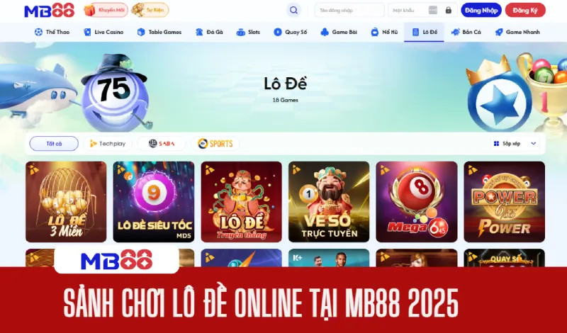 Lô đề online MB88 – Website chơi lô đề uy tín,trả thưởng 1 ăn 99 1 Giới thiệu lô đề online tại MB88