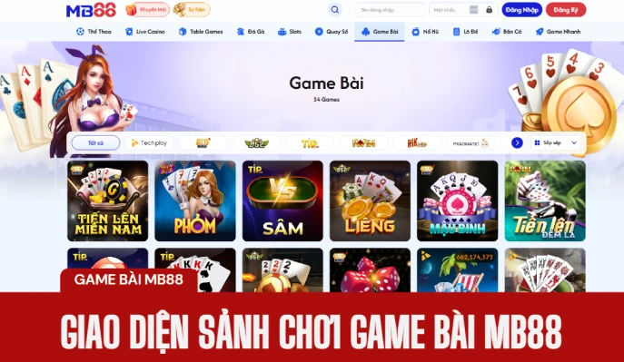 Game bài đổi thưởng - Website chơi game bài uy tín nhất 2025 1 game bài đổi thưởng MB88